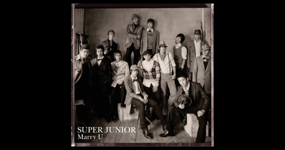 SUPER JUNIOR MARRY U CD ジャケカ キュヒョン ヒチョル SUPER JUNIOR MARRY U CD ジャケカ キュヒョン ヒチョル SUPER
