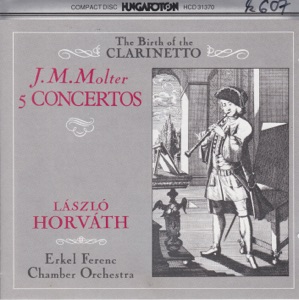 5 Concertos for Clarinet, Strings and Basso Continuo
