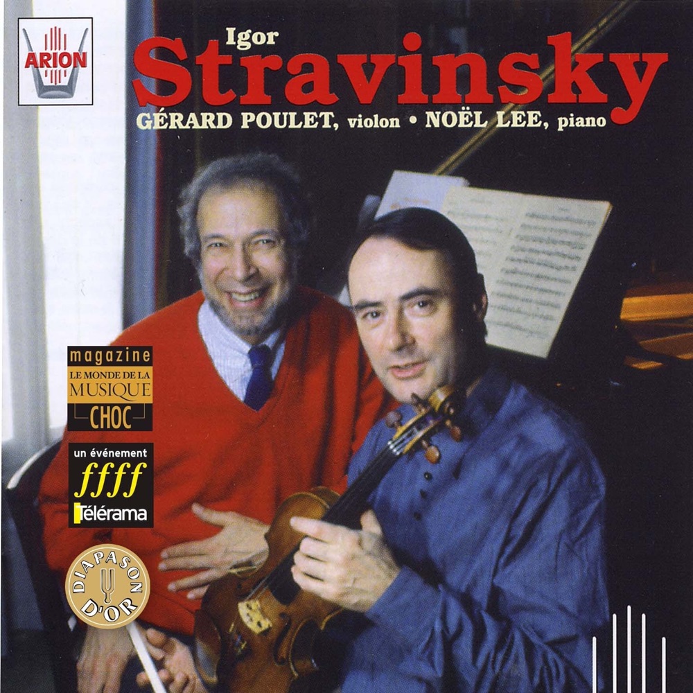 Обложка альбома «Stravinsky : L'oiseau de feu» — Gérard Poulet & Noël Lee