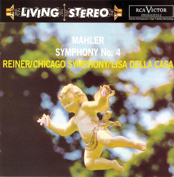 Обложка альбома «Mahler: Symphony No. 4» — Fritz Reiner, Edward Houser, Chicago Symphony Orchestra, Clemens von Brentano, Lisa Della Casa & Achim von Arnim