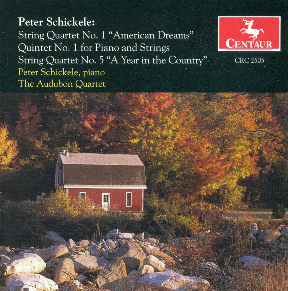 Обложка альбома «Schickele, P.: String Quartets Nos. 1 and 5 - Piano Quintet No. 1» — The Audubon Quartet & Peter Schickele
