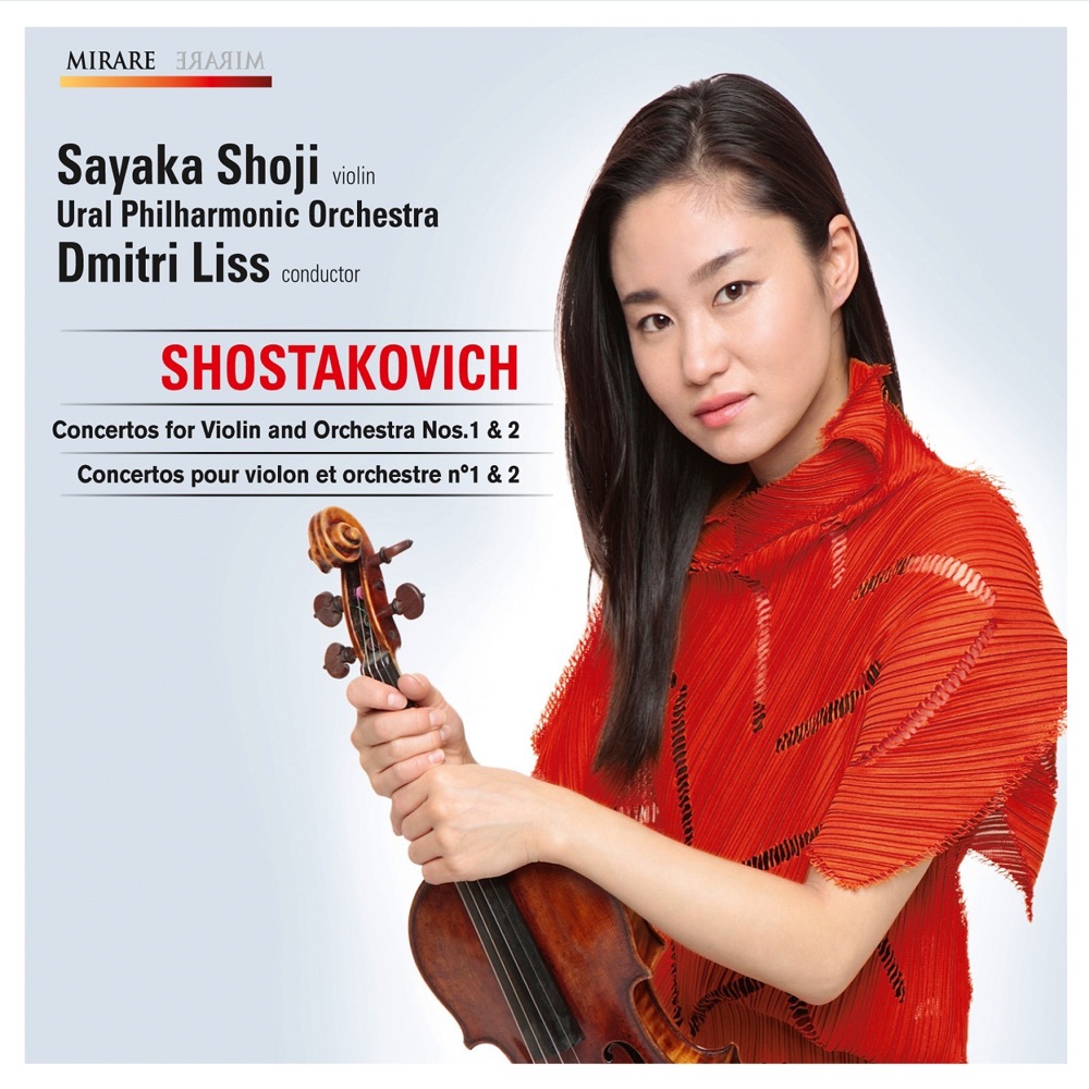 Обложка альбома «Shostakovich: Violin Concertos Nos. 1 & 2» — Sayaka Shoji, Orchestre Philharmonique de l'Oural & Dmitri Liss