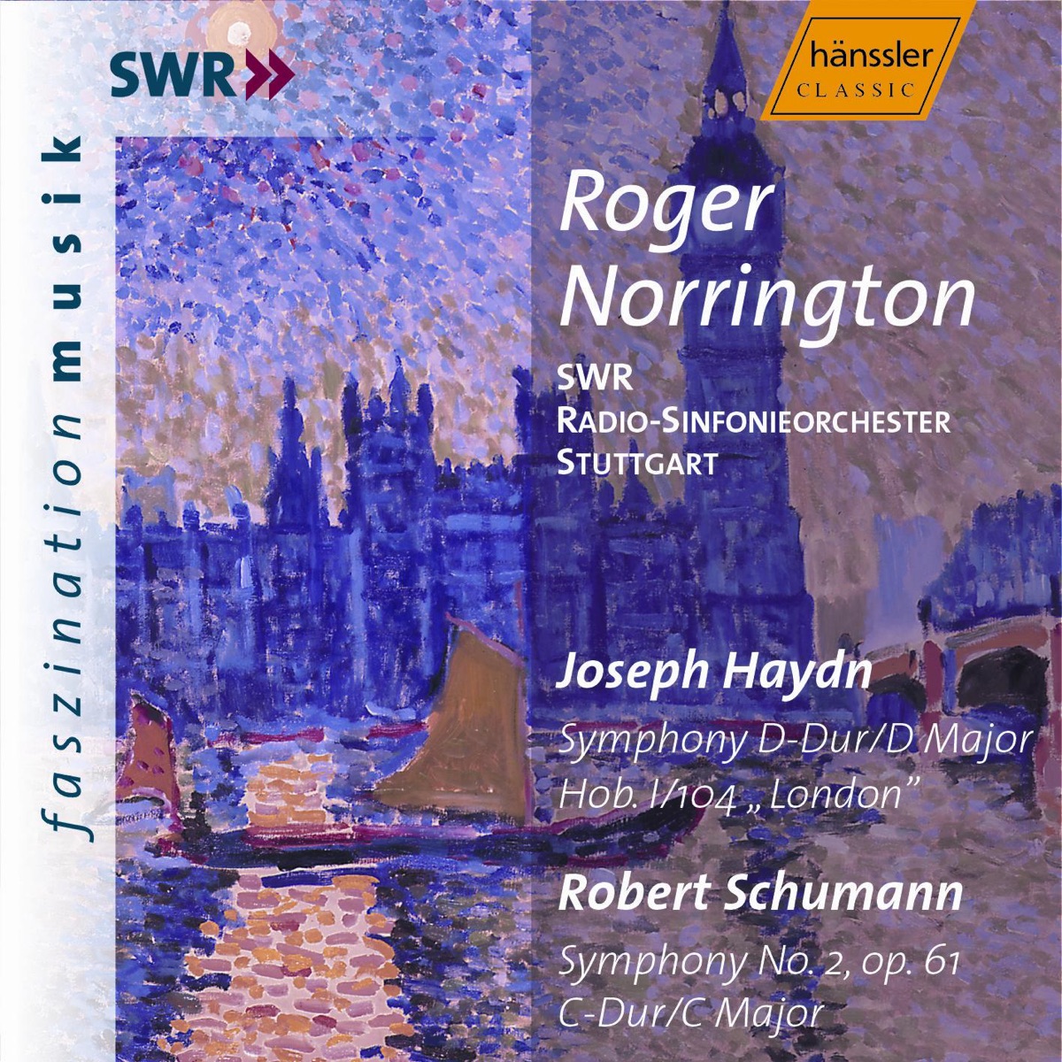 Haydn: Symphony No. 104, "London" - Schumann: Symphony No. 2 cover art