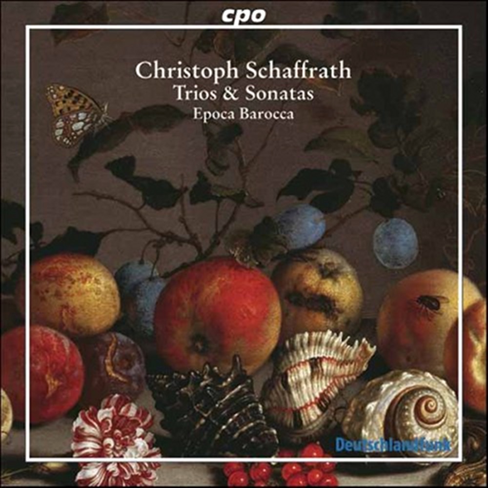 Обложка альбома «Schaffrath: Six Sonatas» — Christoph Lehmann, Alessandro Pique, Hartwig Groth, Jan Freiheit, Margarete Adorf, Christoph Anselm Noll & Sergio Azzolini