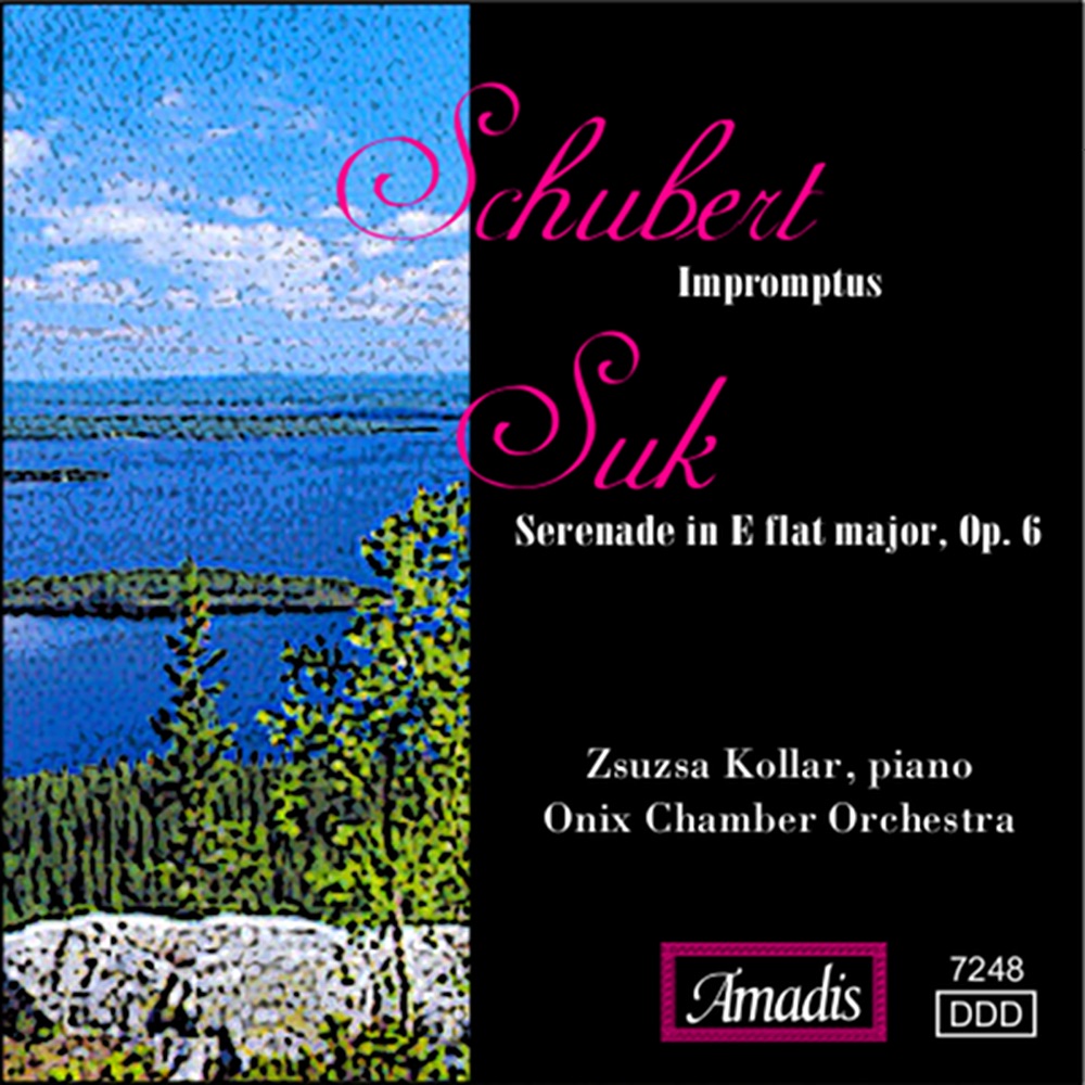 Обложка альбома «Schubert: Impromptus - Suk: Serenade in E Flat Major, Op. 6» — Zsuzsa Kollar & Onix Chamber Orchestra