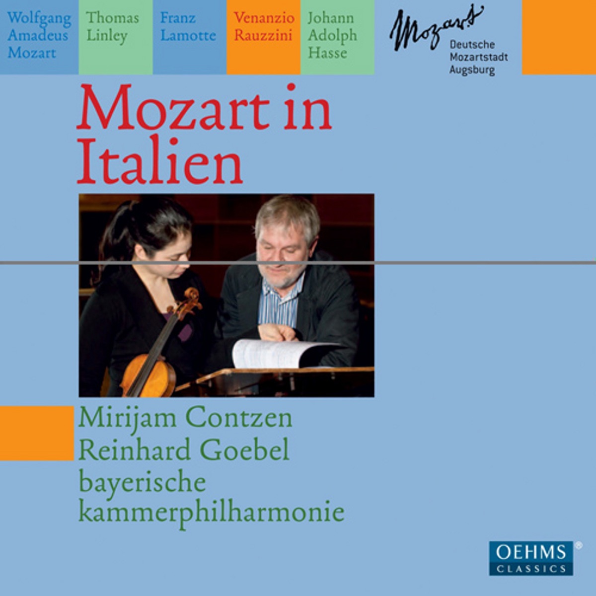 Mozart in Italien cover art