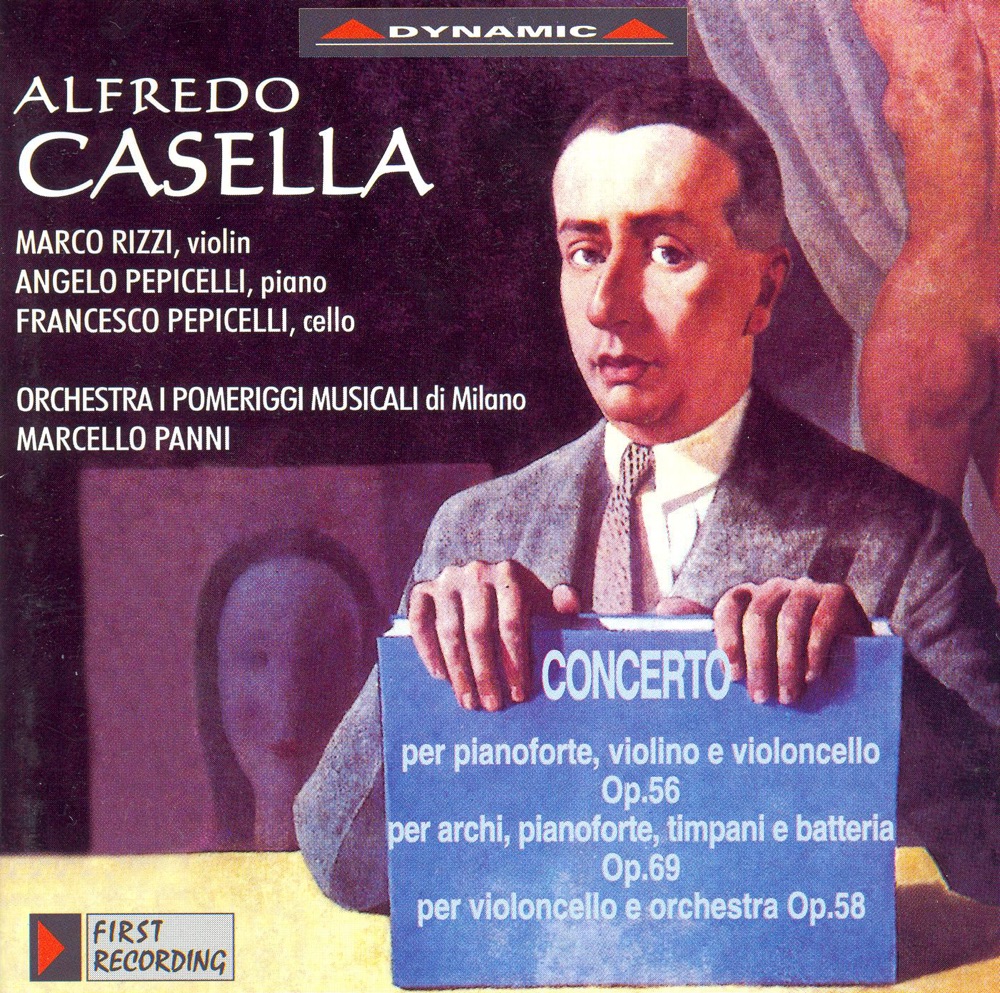 Обложка альбома «Casella: Triple Concerto - Concerto for Piano, Timpani, Percussion and Strings - Cello Concerto» — Francesco Pepicelli