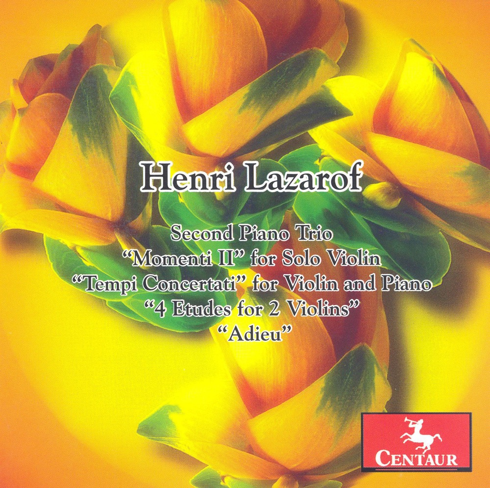 Обложка альбома «Lazarof, H.: Piano Trio No. 2. - Momenti Ii - Tempi Concertati - 4 Etudes - Adieu» — Wolfgang Schmidt, Klaus Hellwig, Christiane Edinger & Adrien Iliescu