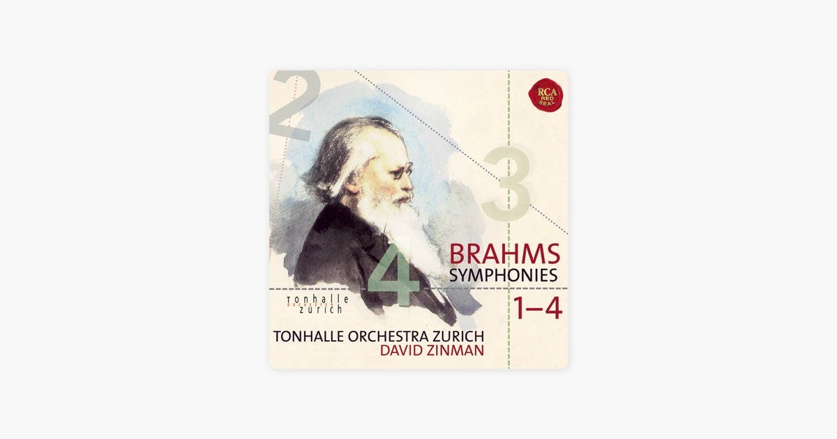 Brahms: Symphonies 1-4 - デイヴィッド・ジンマン & チューリッヒ