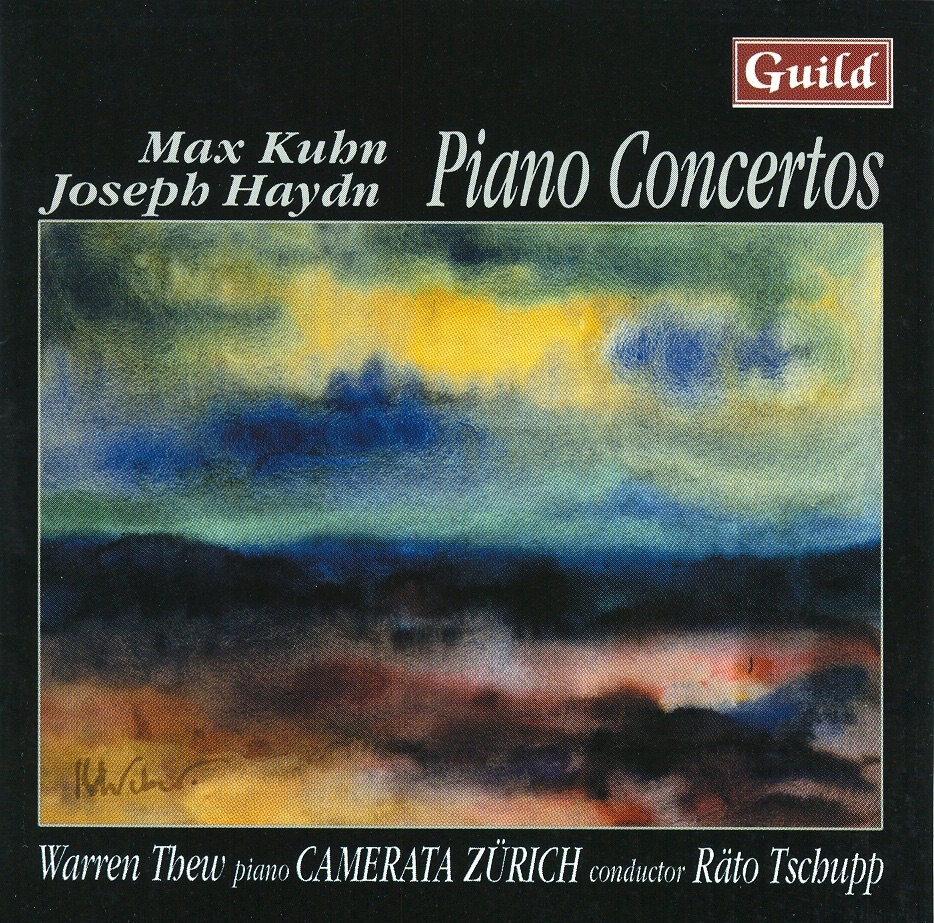 Обложка альбома «Haydn & Kuhn: Piano Concertos» — Warren Thew, Camerata Zürich & Räto Tschupp