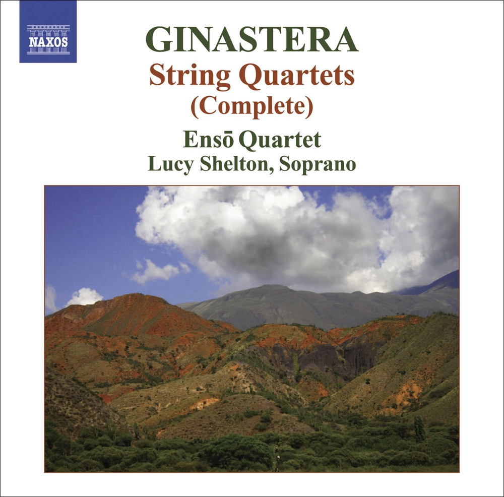 Обложка альбома «Ginastera: String Quartets Nos. 1-3» — Enso Quartet & Lucy Shelton