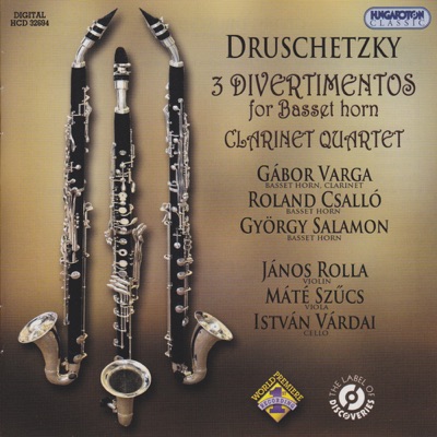 3 Divertimentos for Basset Horn (Hungaroton Classics)