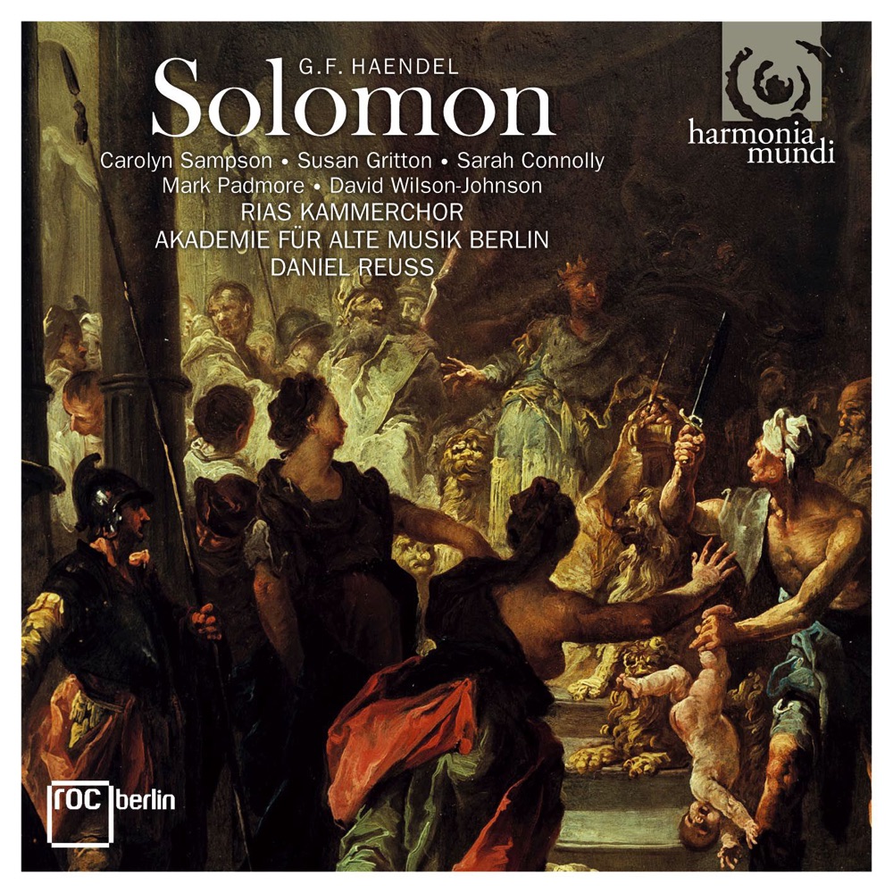 Обложка альбома «Handel: Solomon» — Akademie für Alte Musik Berlin, Dame Sarah Connolly & Daniel Reuss