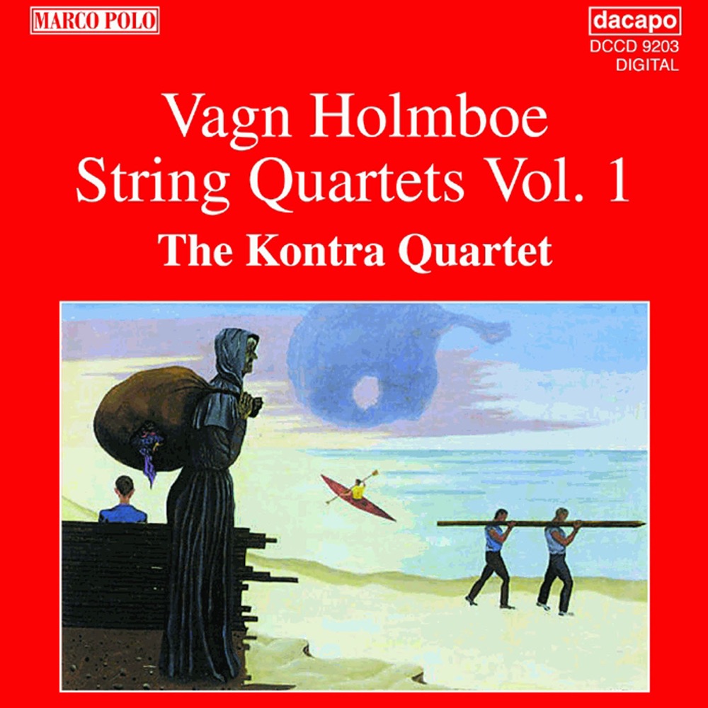 Обложка альбома «Holmboe: String Quartets Nos. 1, 3 and 4» — Kontra Quartet