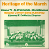 Heritage of the March, Vol. 70 - The Music of Orsomando and Miscellaneous - National Concert Band of America & Edmond DeMattia