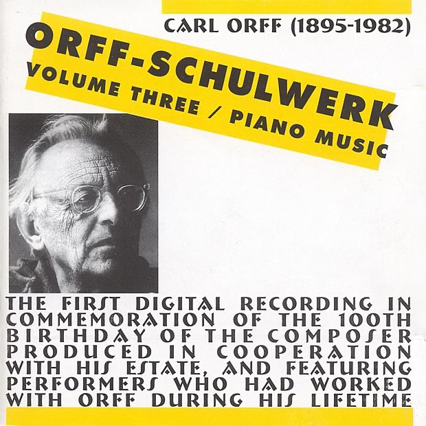 Обложка альбома «Orff-Schulwerk, Vol. 3: Piano Music» — Nikolaus Lahusen & Wilfried Hiller