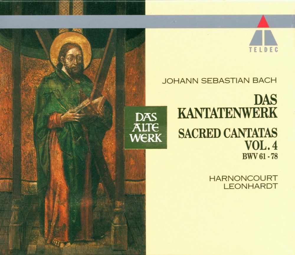 Обложка альбома «Bach: Sacred Cantatas, BWV 61-78» — Concentus Musicus Wien, Gustav Leonhardt, Leonhardt-Consort & Nikolaus Harnoncourt