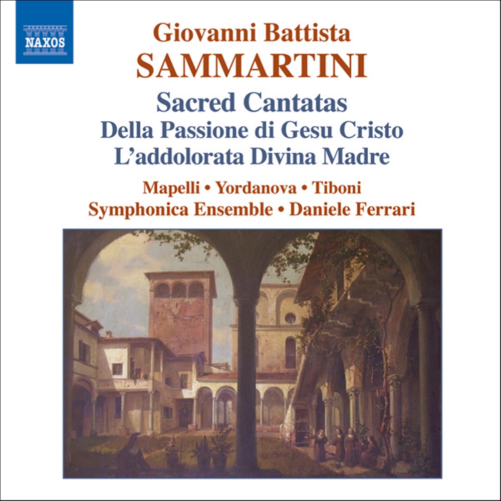 Обложка альбома «Sammartini: Sacred Cantatas» — Daniele Ferrari, Filippo Ravizza, Giorgoi Tiboni, Massimo Tannoia, Miroslava Yordanova, Silvia Mapelli & Symphonica Ensemble
