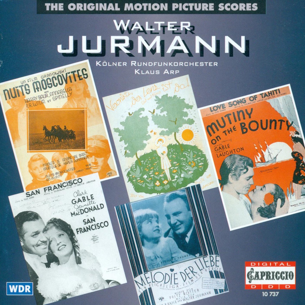 Обложка альбома «Walter Jurmann: Film Music (The Original Motion Picture Scores)» — Klaus Arp & Cologne Radio Orchestra