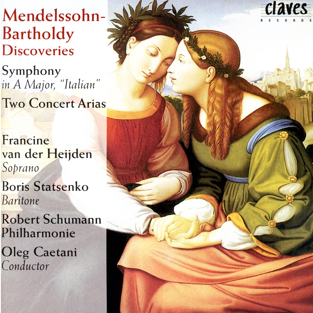 Обложка альбома «Felix Mendelssohn-Bartholdy Discoveries» — Oleg Caetani & Robert Schumann Philharmonie Chemnitz