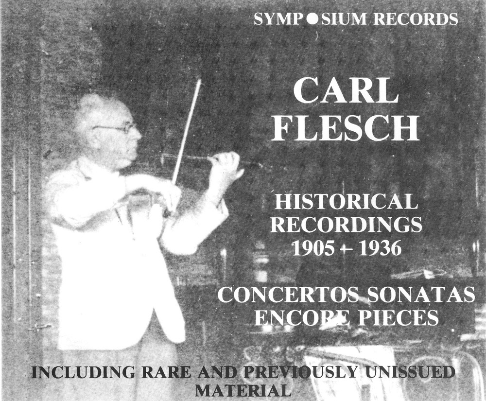Обложка альбома «Carl Flesch (1905-1944)» — Carl Flesch