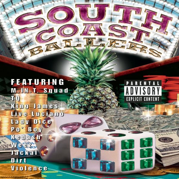 Обложка альбома «South Coast Ballers (feat. Kedash, King James, KKKoas, Live Luciano, M.IN.T. Squad, Po' Boy, S.A., TQ & Weeze)» — Various Artists