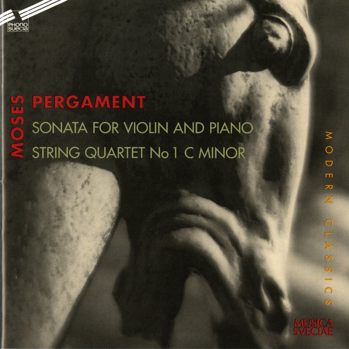 Pergament: Violin Sonata in B Minor, String Quartet No. 1 cover art