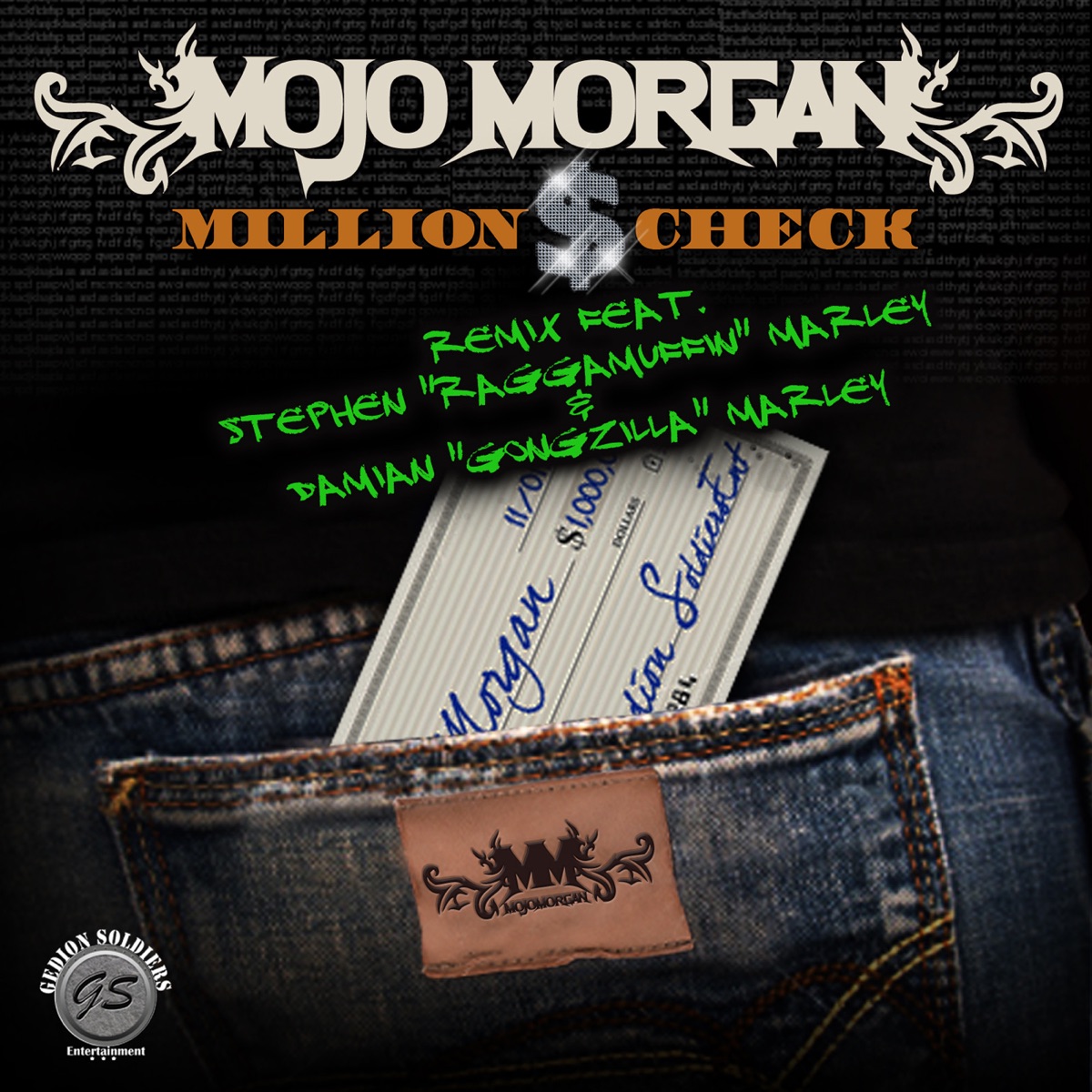 Million $ Check (Remix) [feat. Stephen Marley & Damian Marley] - Single cover art