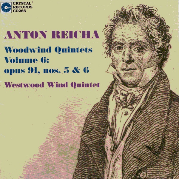 Обложка альбома «Reicha: Woodwind Quintets, Volume 6» — Westwood Wind Quintet