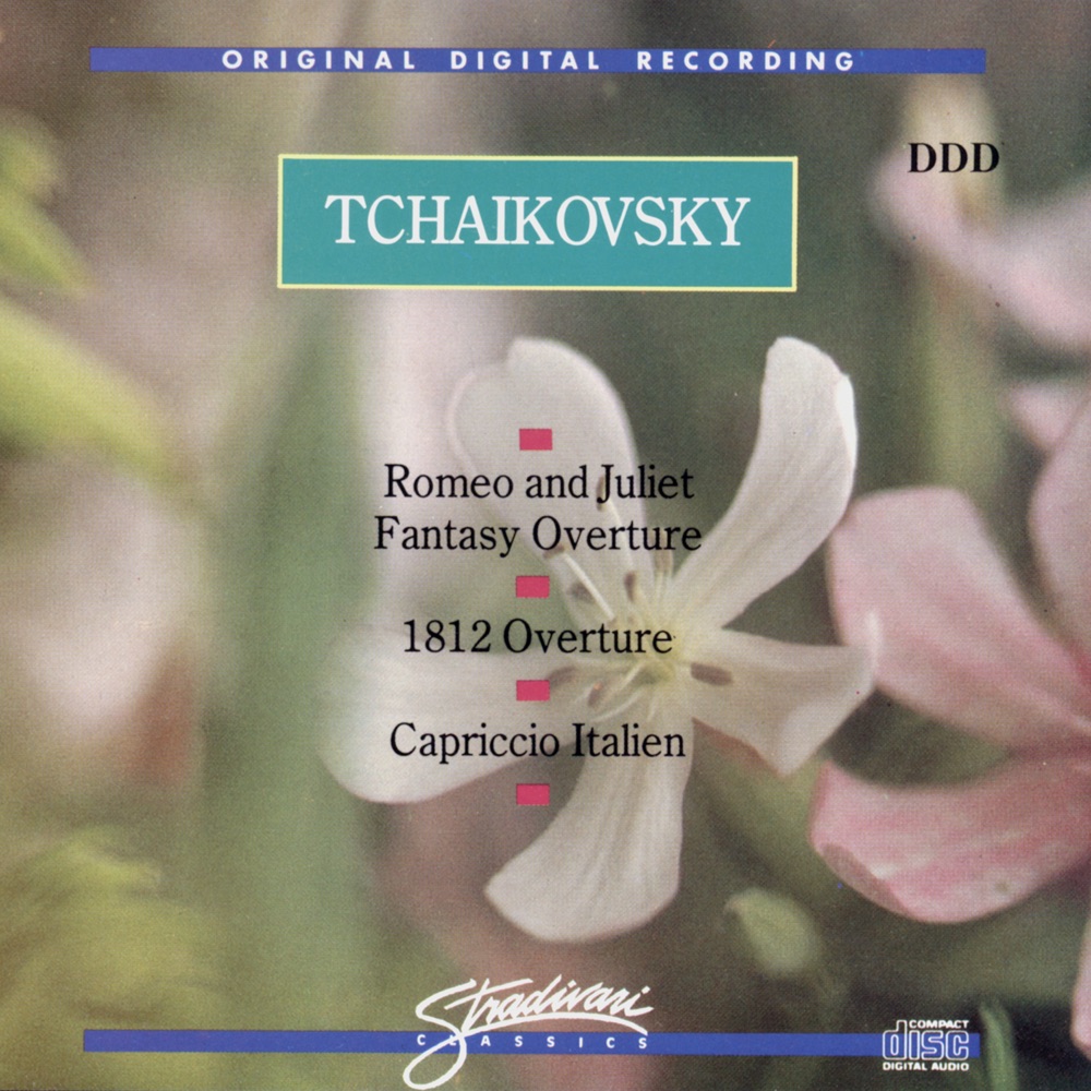 Обложка альбома «Romeo & Juliet Fantasy Overture, 1812 Overture, Capriccio Italien» — Slovak Philharmonic Orchestra, Libor Pešek & Bystrik Rezucha