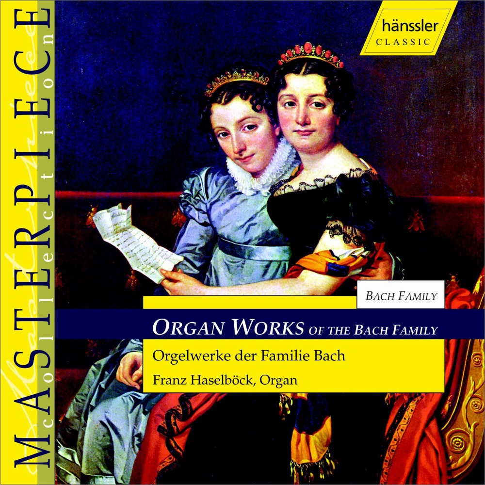 Обложка альбома «Organ Works of the Bach Family» — Franz Haselbock