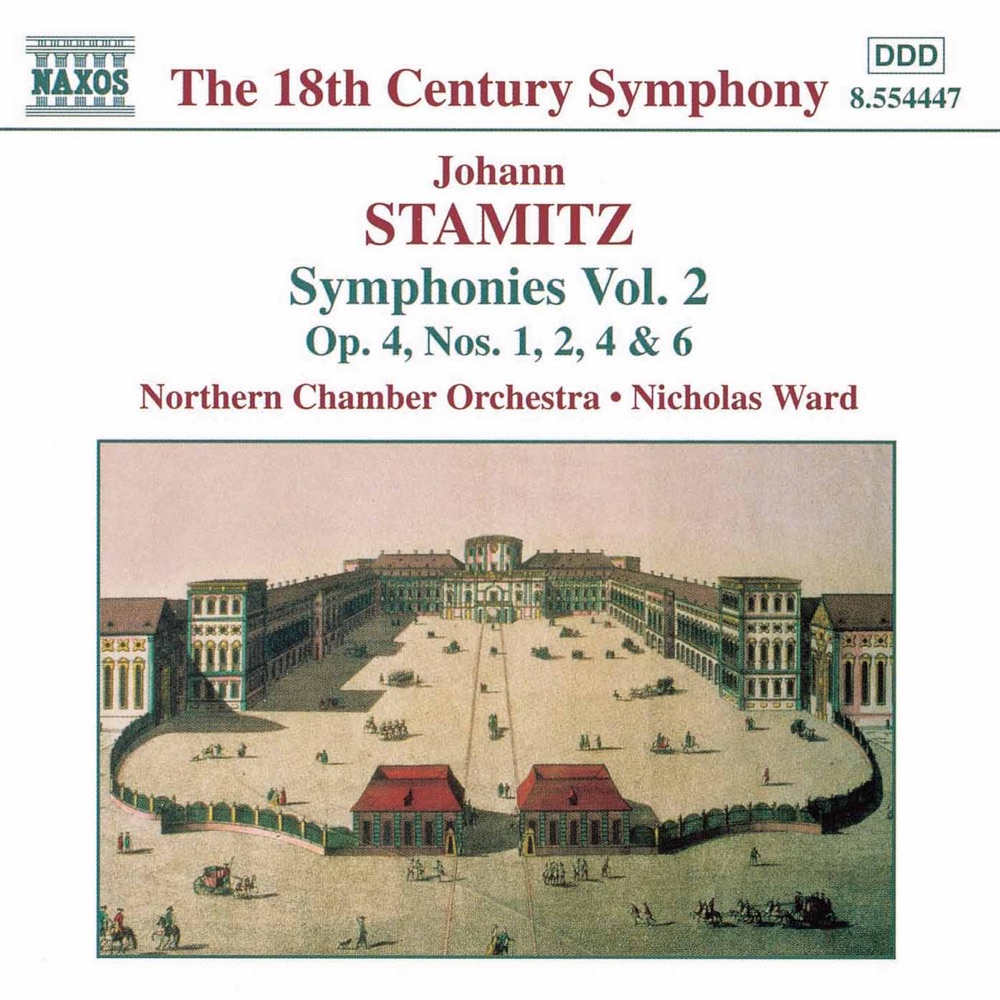 Обложка альбома «Stamitz: Symphonies, Vol. 2» — Nicholas Ward & Northern Chamber Orchestra