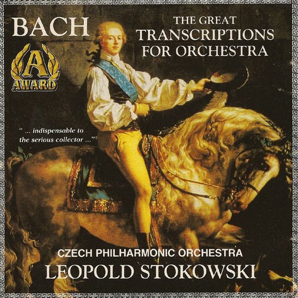 Обложка альбома «Bach: The Great Transcriptions for Orchestra» — Czech Philharmonic & Leopold Stokowski