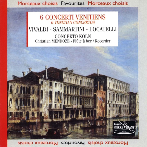 Vivaldi locatelli samartini: Six concerti venitiens