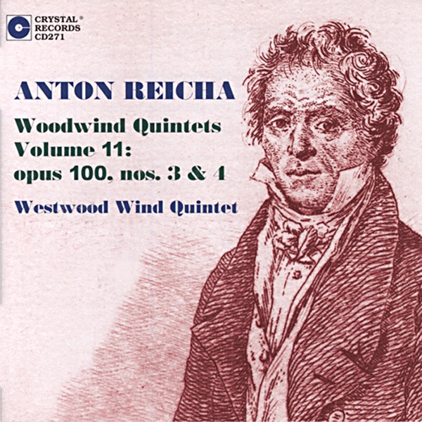 Обложка альбома «Reicha: Woodwind Quintets Vol. 11 - Opus 100, Nos. 3 & 4» — Westwood Wind Quintet