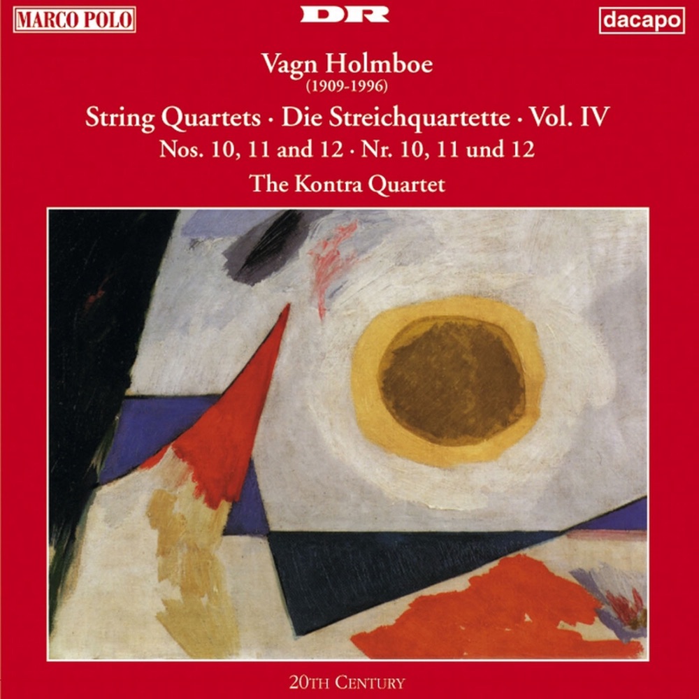 Обложка альбома «Holmboe: String Quartets Nos. 10, 11 & 12» — Kontra Quartet