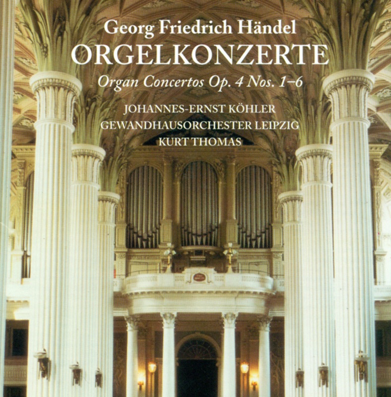 Handel: Organ Concertos Nos. 1-6 cover art