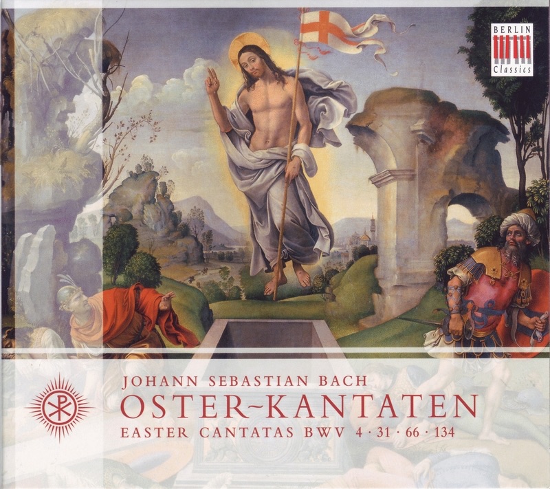 Обложка альбома «J.S. Bach: Oster-Kantaten / Easter Cantatas BWV 4, 31, 66, 134» — Gewandhausorchester, Hans-Joachim Rotzsch & St Thomas's Boys Choir Leipzig