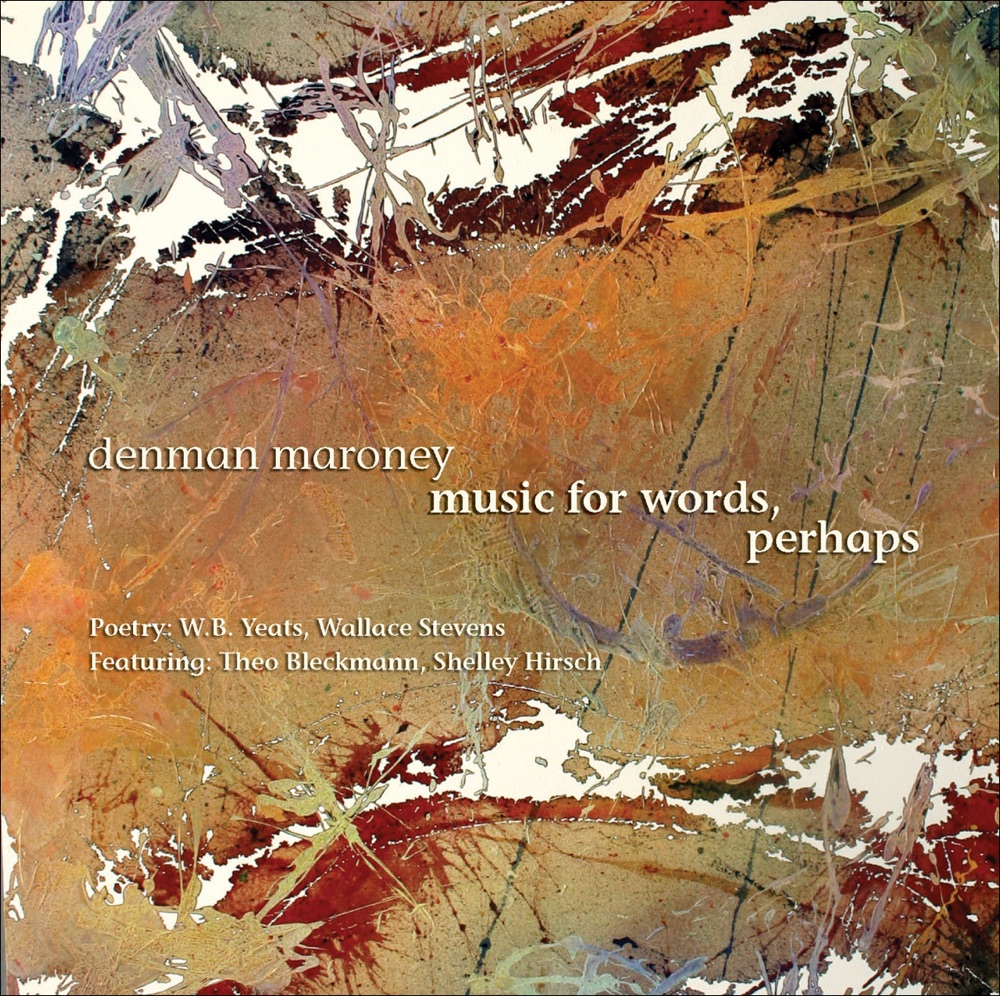 Обложка альбома «Maroney: Music for Words, Perhaps» — Shelley Hirsch, Theo Bleckmann, Denman Maroney, David Simons, Arthur Kell, Herb Robertson & Iota Jot Yod