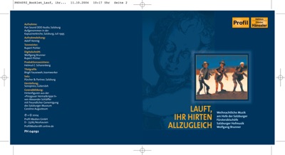 Christmas Music At the Court of the Salzberg Prince Archbishop