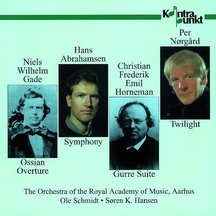 Обложка альбома «Gade, Abrahamsen, Hornemann, Nørgård: Danish Orchestral Works» — Ole Schmidt & Soren K. Hansen