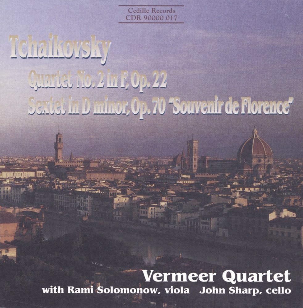 Обложка альбома «Tchaikovsky: String Quartet No. 2 In F Major - Souvenir de Florence» — Vermeer Quartet, Rami Solomonow & John Sharp