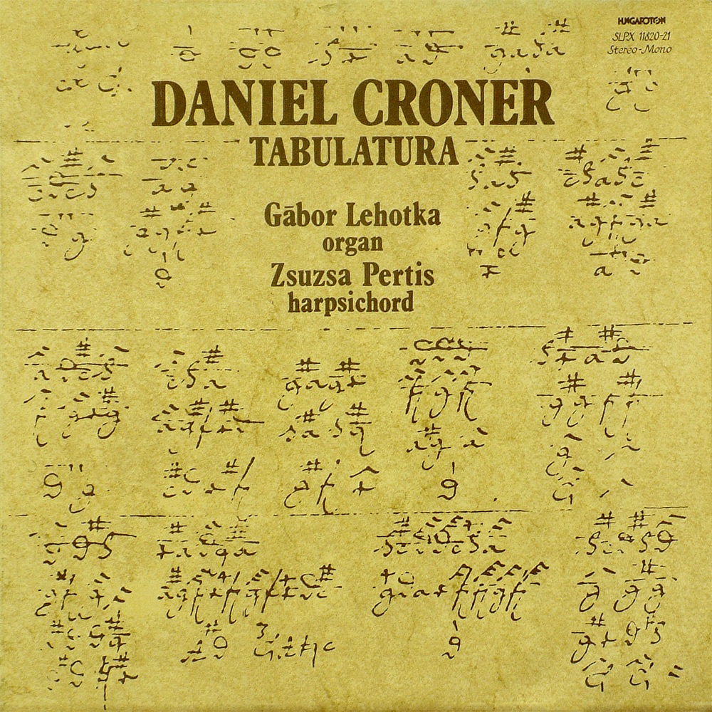 Обложка альбома «Tabulatura per organo No. 1-71, Tabulatura per il clavicordo No. 1-14» — Gábor Lehotka & Zsuzsa Pertis