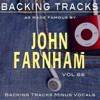 Hits of John Farnham Vol 66 (Backing Tracks Minus Vocals) - Backing Tracks Minus Vocals