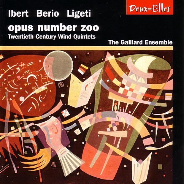 Обложка альбома «Opus Number Zoo - Twentieth Century Wind Quintets» — Galliard Ensemble