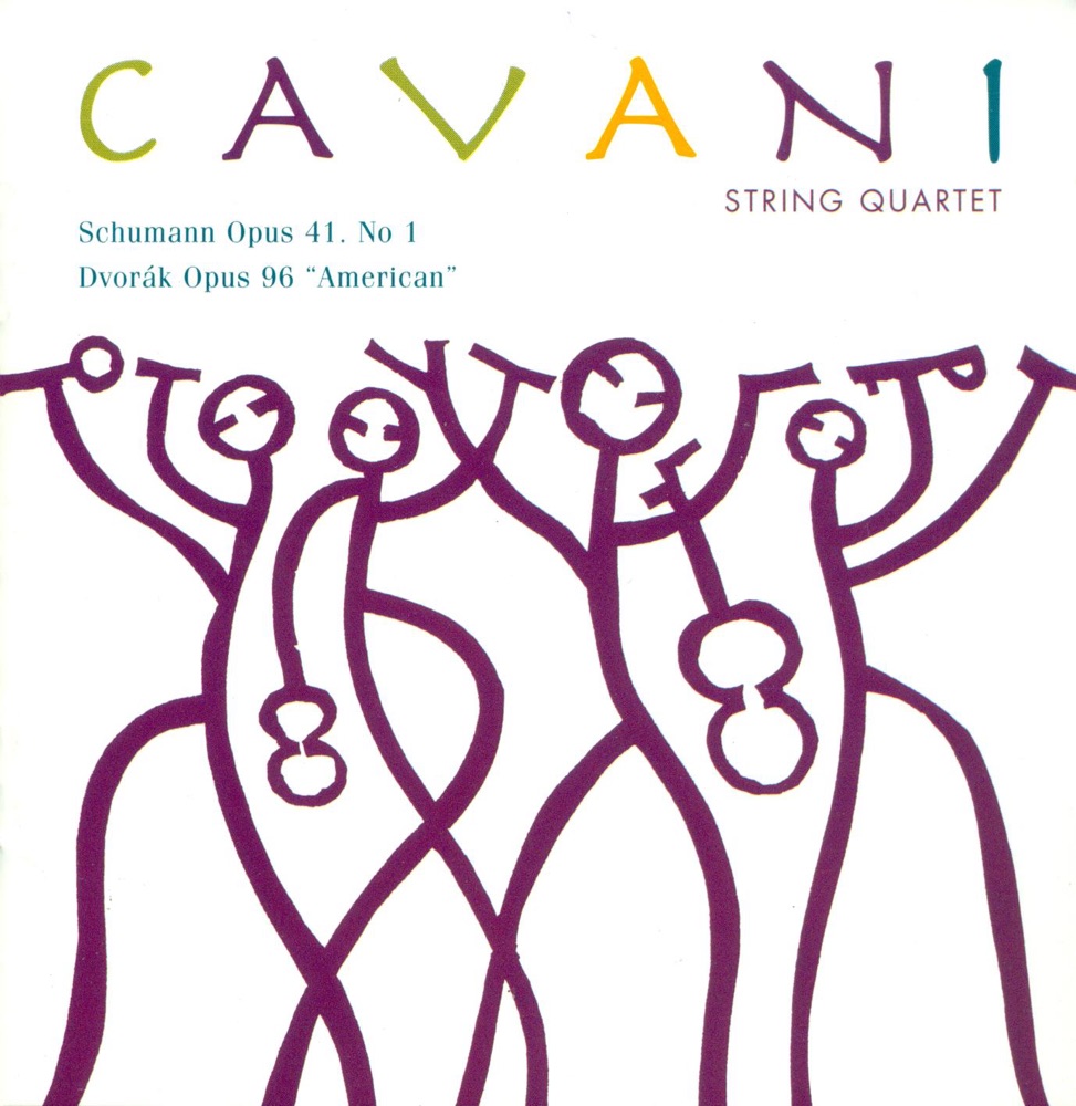 Обложка альбома «Dvořák: String Quartet No. 12 - R. Schumann: String Quartet No. 1» — Cavani Quartet