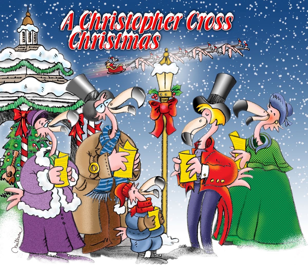 A Christopher Cross Christmas cover art