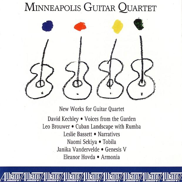 Обложка альбома «New Works for Guitar Quartet» — Minneapolis Guitar Quartet