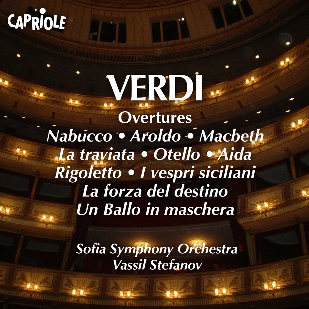 Обложка альбома «Verdi, G.: Overtures» — Vassil Stefanov & Sofia Symphony Orchestra
