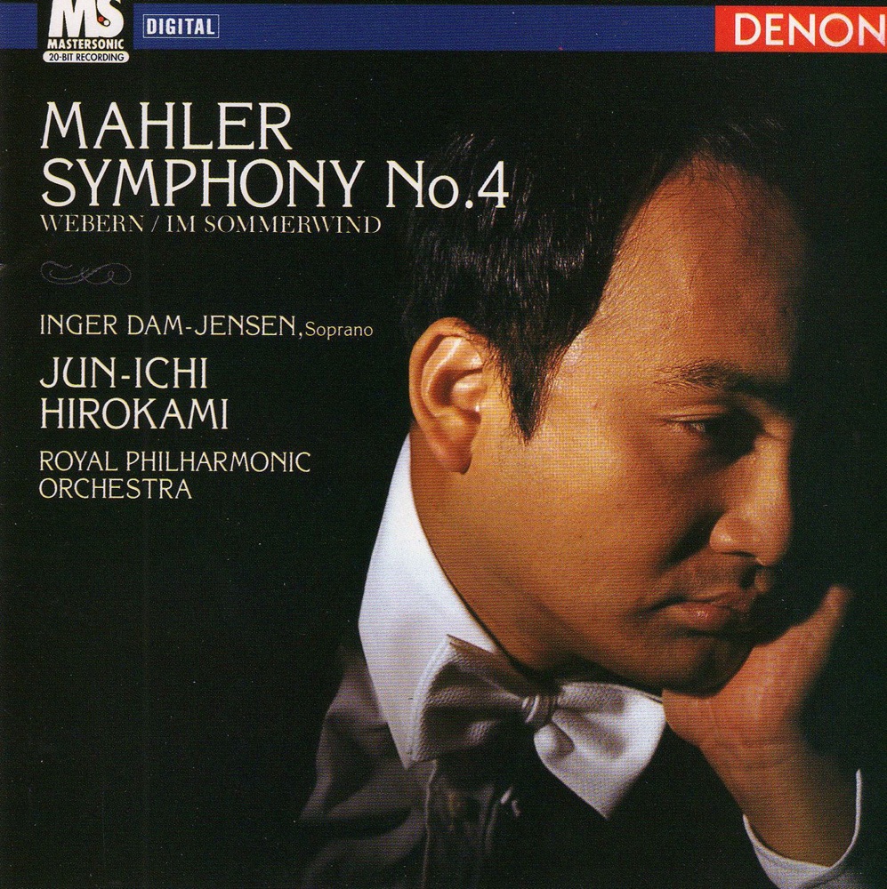 Обложка альбома «Mahler: Symphony No. 4» — Inger Dam-Jensen, Jun-Ichi Hirokami & Royal Philharmonic Orchestra